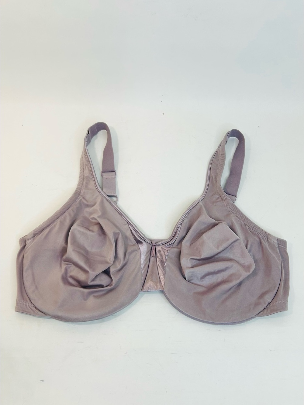 Olga Signature Support Cushion Underwire Unlined Full Coverage Bra Lavender 40DD - Picture 3 of 9